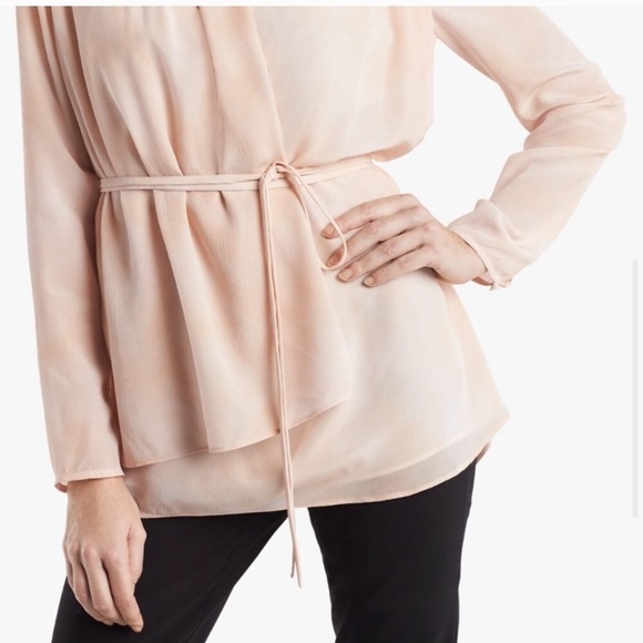 MM.LAFLEUR Marguerite Blush Long Sleeves Top Size Small - Picture 3 of 8